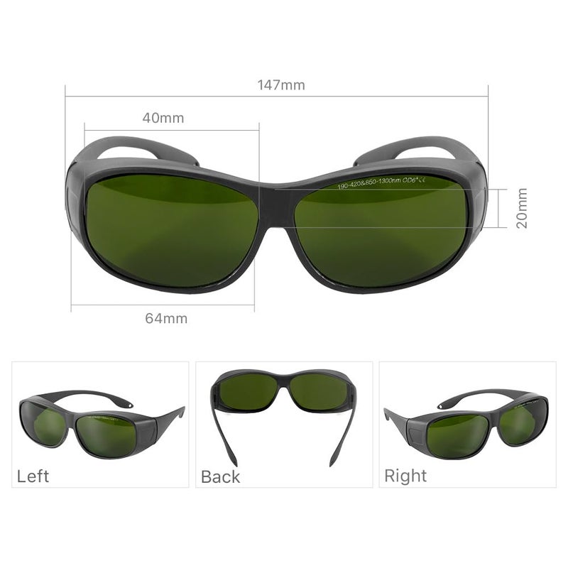 Cloudray Laser Protection Goggles 1064nm Laser Safety Glasses Fiber Laser Glasses for Laser Protection Fiber Laser Engraver Safety (Style C) - Image 3